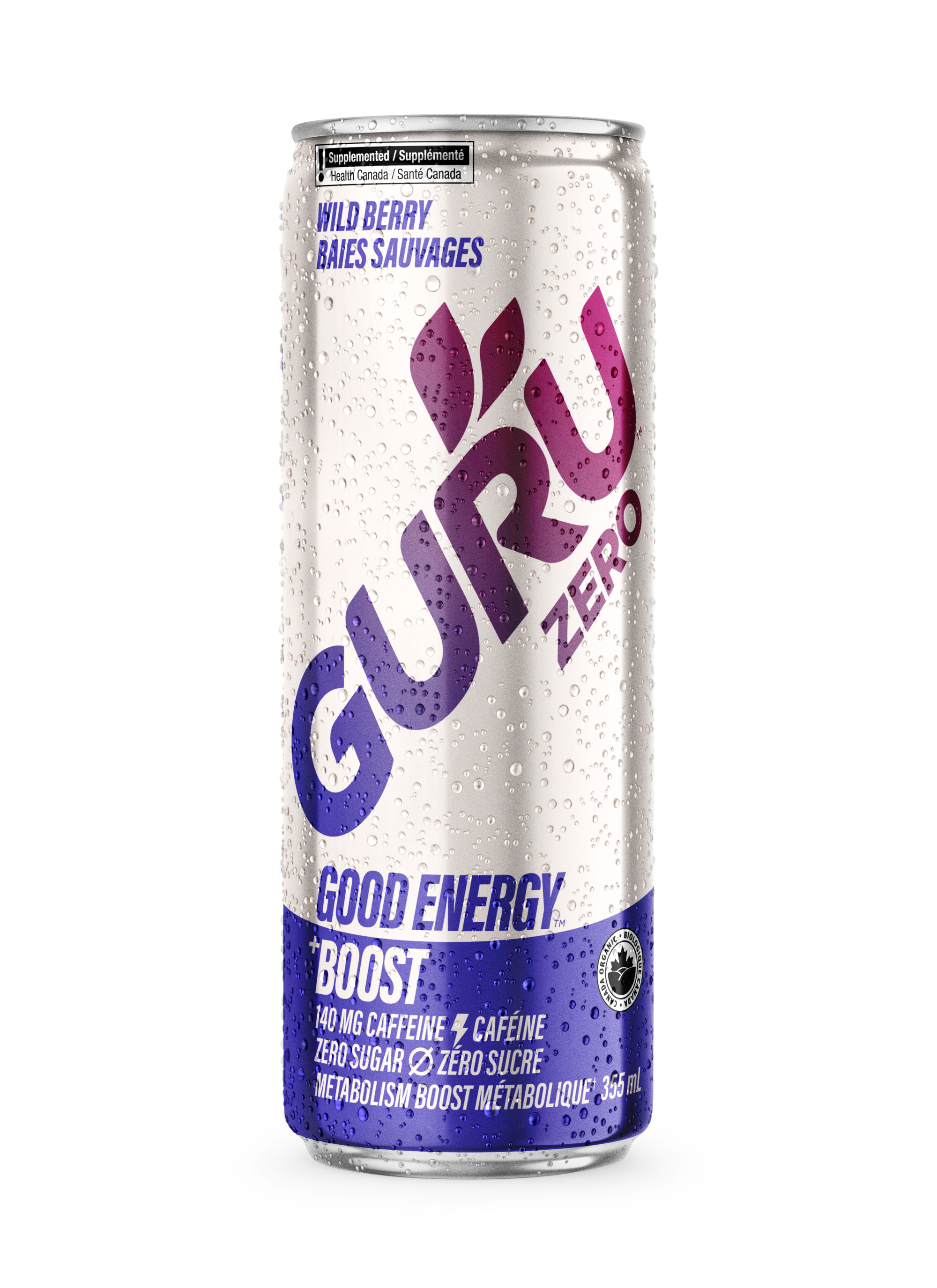 Image GURU GOOD ENERGY Zero Wildberry 355ml